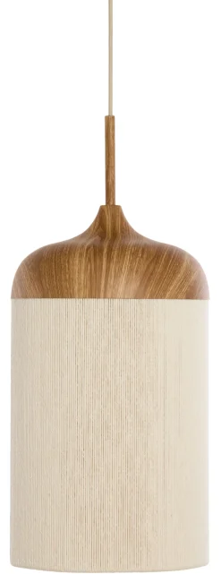 Clearance Light & Living Hanglamp Dania Houtlook en touw, kleur Naturel