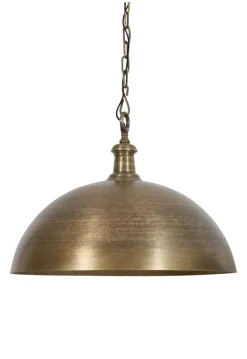 Discount Light & Living Hanglamp Demi 70cm, ruw oud brons