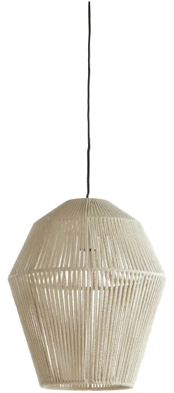 New Light & Living Hanglamp Deya 38cm, kleur Crème Cru00e8me