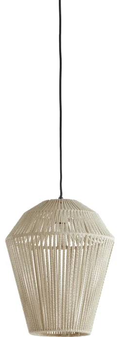 New Light & Living Hanglamp Deya 30cm, kleur Crème Cru00e8me