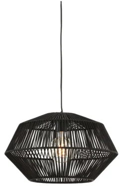Sale Light & Living Hanglamp Deya Rond, kleur Mat Zwart