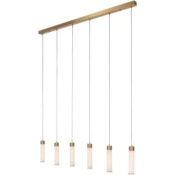 New Richmond Interiors Hanglamp Elaris Albast, 6-lamps Wit