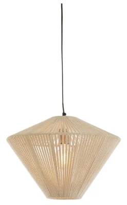 Discount Light & Living Hanglamp Felida kleur Crème Cru00e8me