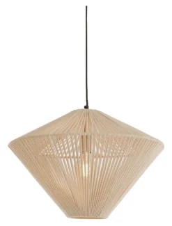 Discount Light & Living Hanglamp Felida kleur Crème Cru00e8me