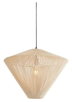 Discount Light & Living Hanglamp Felida kleur Crème Cru00e8me