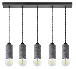 New LABEL51 Hanglamp Fresco 5-lamps, Beton Concrete