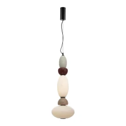 Best By-Boo Hanglamp Garca Verticaal, Keramiek en glas Veelkleurig