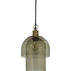 Sale WOOOD Hanglamp Gigi Gehamerd Glas, kleur Naturel