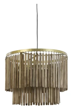 Online Light & Living Hanglamp Gulag kleur Bruin