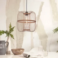 Outlet GOOD&MOJO Hanglamp Hokkaido Bamboe, 25cm
