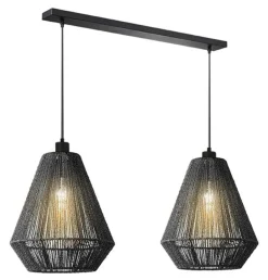 Outlet LABEL51 Hanglamp Ibiza Diamond Jute, 2-lamps
