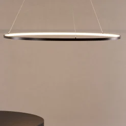 Sale Nohr Hanglamp Isaias Ring LED 100cm, kleur Zwart