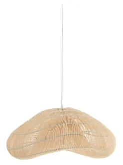 New Light & Living Hanglamp Janzur Rotan, 64cm Bruin