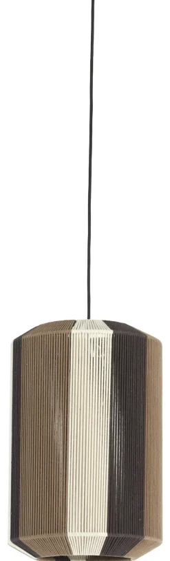 Outlet Light & Living Hanglamp Kozana kleur /Crème Bruin