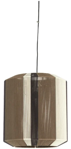 Outlet Light & Living Hanglamp Kozana kleur /Crème Bruin
