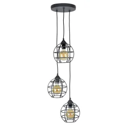 Clearance Urban Interiors Hanglamp 3-lichts, kleur Vintage Black