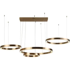 Hot Richmond Interiors Hanglamp Lilou 4-lamps, kleur Brushed gold