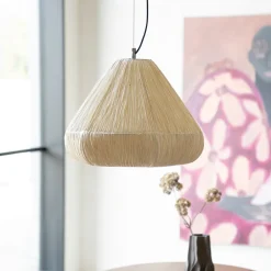 By-Boo Hanglamp Lokta Handgeschept papier, 49cm Natuurlijk