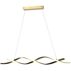 Sale Richmond Interiors Hanglamp Lorine 100cm, kleur Brushed gold