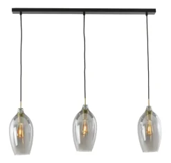 Clearance Light & Living Hanglamp Lukaro kleur Smoke/Antiek Brons Antiek Brons / Smoke