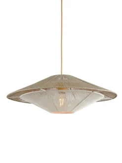 Clearance GOOD&MOJO Hanglamp Lumbini Papiertouw, kleur Lichtgrijs