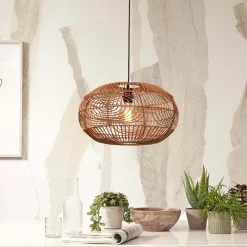 Best GOOD&MOJO Hanglamp Madeira Rotan, 48cm Naturel
