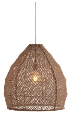 Light & Living Hanglamp Makassar kleur Donkerbruin