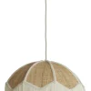 Clearance Light & Living Hanglamp Malacia Raffia, kleur Crème