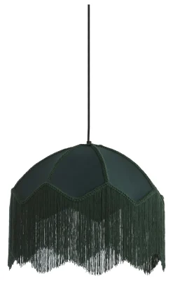 Light & Living Hanglamp Malacia Velvet, kleur Groen