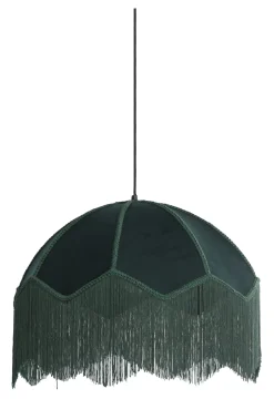 Light & Living Hanglamp Malacia Velvet, kleur Groen