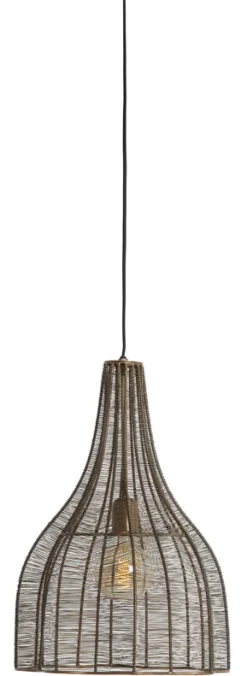 New Light & Living Hanglamp Mariama kleur Antiek brons