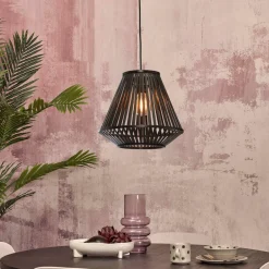 Best GOOD&MOJO Hanglamp Merapi Diamond, Bamboe, 30cm