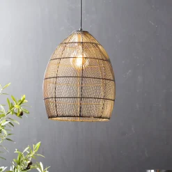 Light & Living Hanglamp Meya 30cm Zwart