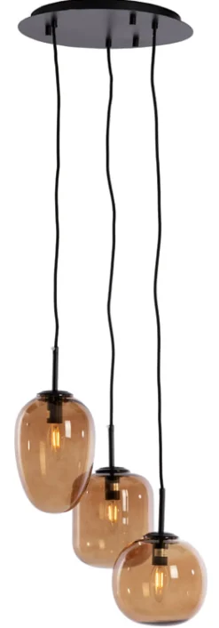 Clearance Light & Living Hanglamp Mezza Glas, kleur Bruin