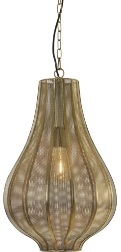 New Light & Living Hanglamp Micha kleur Goud