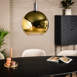 Outlet BASE Hanglamp Mirel Glas, kleur Goud