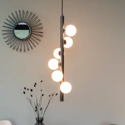Clearance ZILT Hanglamp Monique 6-lamps Wit