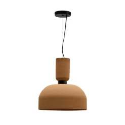 Kave Home Hanglamp Nibla Kleipatroon, kleur Terracotta