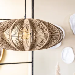 Outlet By-Boo Hanglamp Nimbus Metaal en touw Naturel