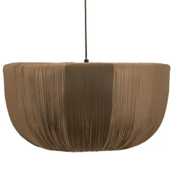 By-Boo Hanglamp Nuvia Stof, kleur Bruin