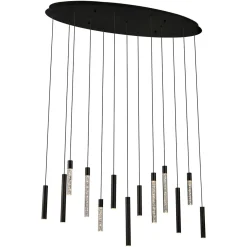 New Richmond Interiors Hanglamp Oxley 13-lamps, kleur bronze