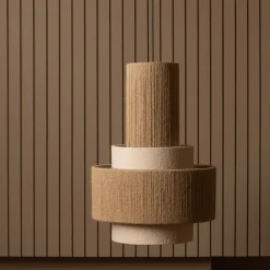 Hot WOOOD Hanglamp Pelle Touw Naturel