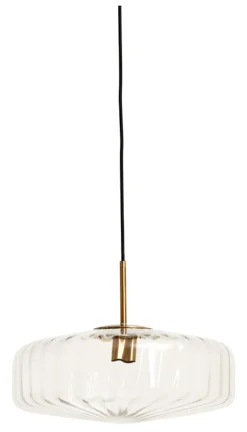 Light & Living Hanglamp Pleat Glas, 30cm