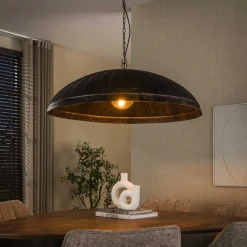 Online LifestyleFurn Hanglamp Salena Ø90cm, kleur Smoked Brown