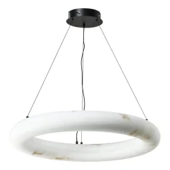 Sale Richmond Interiors Hanglamp Solmira Resin Wit