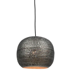 Best Urban Interiors Hanglamp Spike Bol Zink Ø27cm