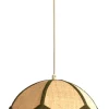 Sale Light & Living Hanglamp Sulina Raffia, kleur Naturel/Groen