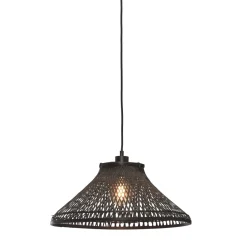 Online GOOD&MOJO Hanglamp Tahiti Bamboe, 45cm Zwart