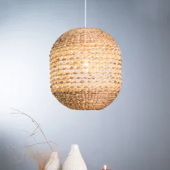 New Light & Living Hanglamp Tripoli Rotan, kleur Naturel