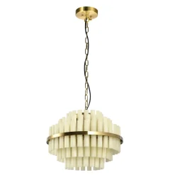 Outlet Richmond Interiors Hanglamp Zerine Resin Wit